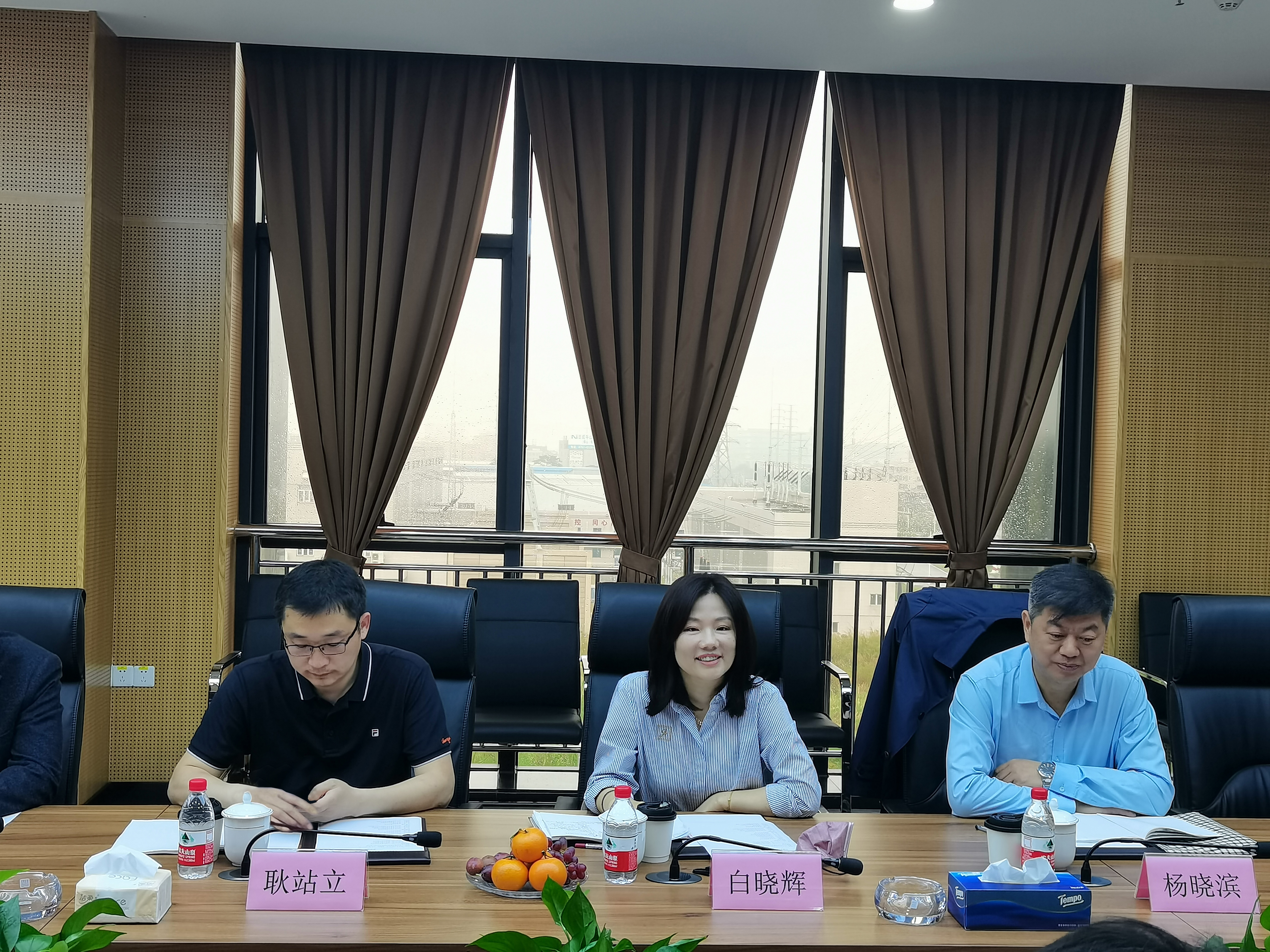 2023年3月24日  集团公司企业管理部副主任白晓辉率队到中海万泰进行调研指导工作